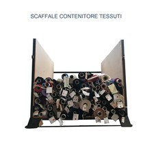 scaffale magazzino contenitore vasca industriale bancali per tessuti da ingrosso