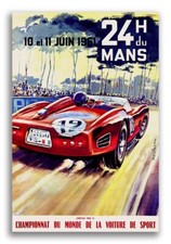Poster 24 Ore di Le Mans 1961