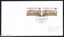 GERMANIA BERLINO BERLIN 1 BUSTA PRIMO GIORNO FDC BORSA DI BERLINO 1985