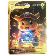 Pokemon Card Pikachu Vmax Gold