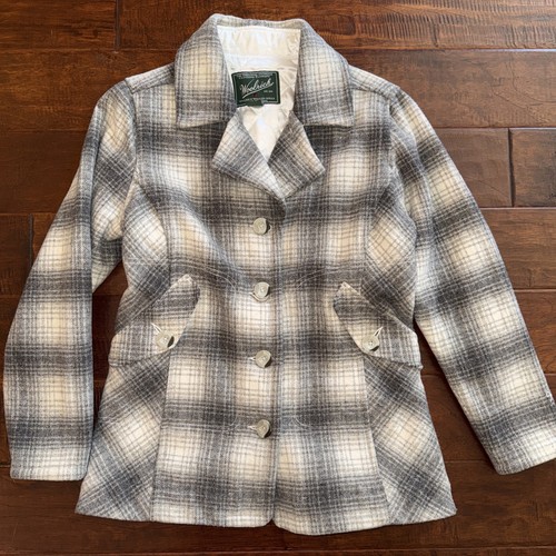 Giacca lana woolrich vista - lana, a