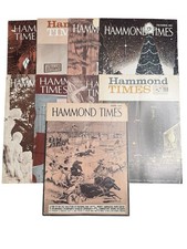 Vtg Hammond Times Magazine Lot