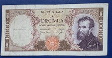 10.000 LIRE MICHELANGELO DECR