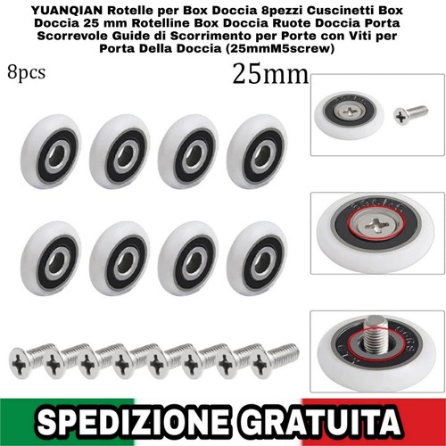 Rotelle box doccia 8pz - x,