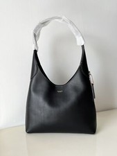 Borsa a tracolla Brooklyn 28 borsa mezza luna CU068 nera outlet NUOVA