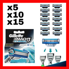 Lamette da barba gillette mach 3 turbo ORIGINALI per rasoi rasoio uomo OFFERTA
