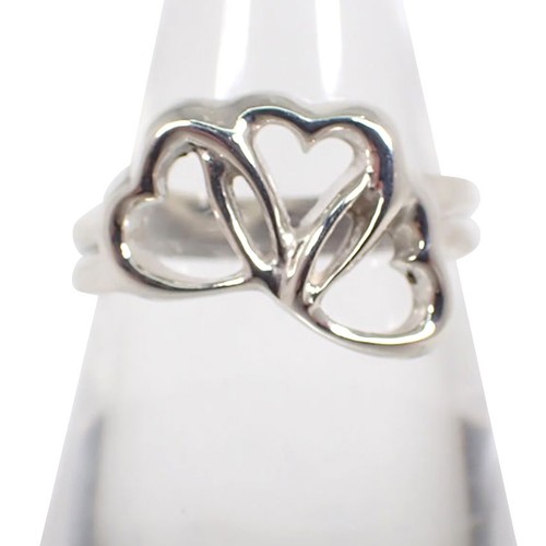Usato anello triplo cuore - [usato], a