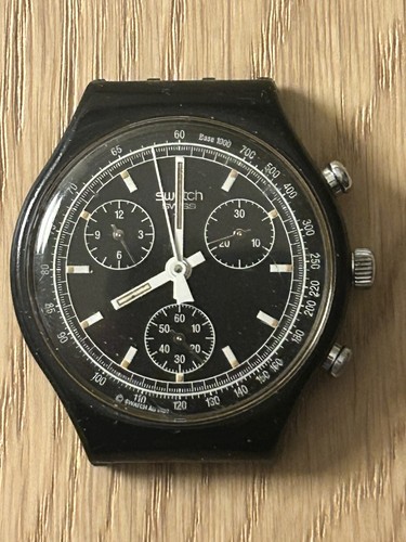Swatch chrono scb100 black - scb100,