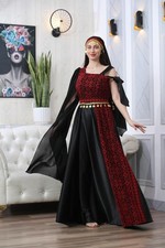 Abito da sposa henné rosso di