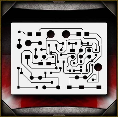 Circuito aerografo stencil - 3,