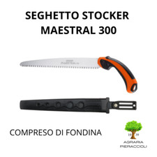 SEGHETTO DRITTO STOCKER MAESTRAL 300 SEGACCIO CON FONDINA POTATURA GIARDINAGGIO