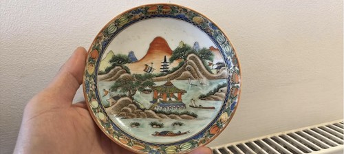 Piatto piattino paesaggio