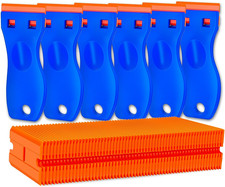 Plastic razor blade scraper - plastic,