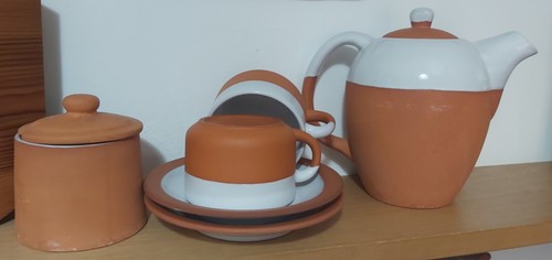 Servizio tè 2 ceramica - servizio, x