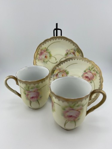 Set tazze piattini antichi - 2,