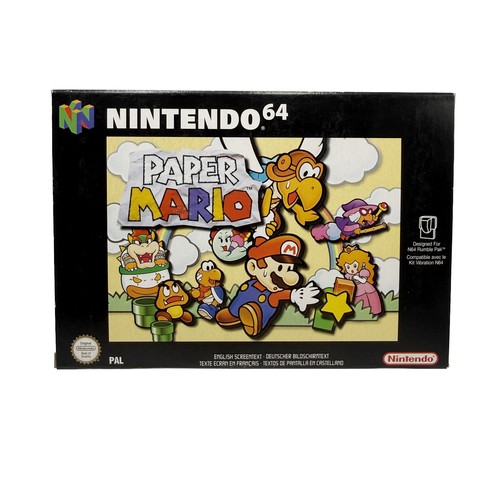 Paper mario nintendo n64 - paper, 64