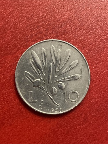 Moneta lire 1950 ulivo - 10,