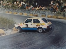 RARA  FOTO FIAT 127 RALLY SPORT - EPOCA  1984- 17° CESANA SESTRIERE- 523-