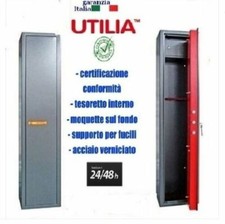 ARMADIO PORTAFUCILI 2 - 3 - 5 - 7 - 10 FUCILIERA UTILIA SECURITY BLINDATA NUOVA
