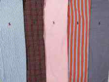 Lotto di 5 camicie Ralph Lauren manica lunga bottoni davanti uomo 16 1/2 L 4 nuove senza etichette