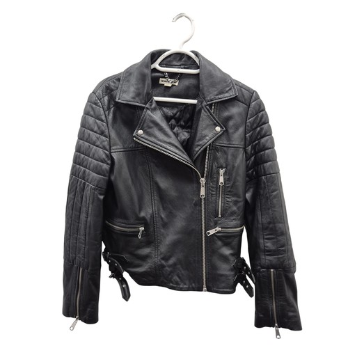 Giacca biker pelle - , fischietti