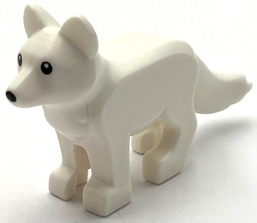 Lego nuovo volpe bianca coda - nuovo,