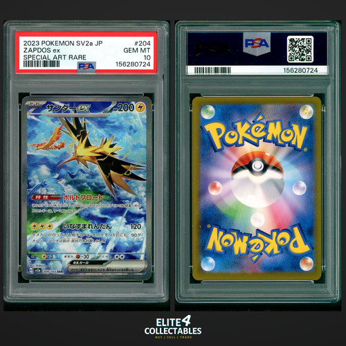 Zapdos 204 165 psa 10 - zapdos,