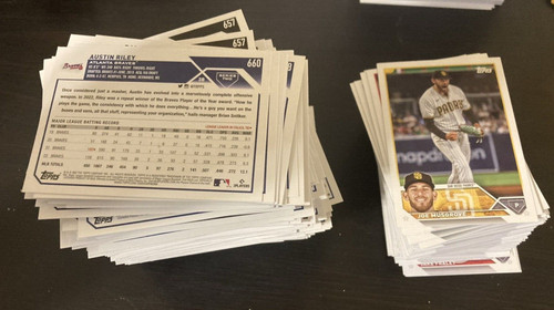 2023 topps series complete - series, 2