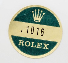 Bollino vintage rolex 1016 - bollino,