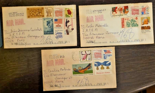 Buste viaggiate stati uniti - buste,