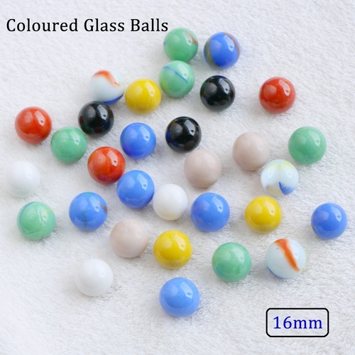 Palline vetro colorate 16mm - colorate,