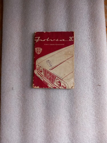 Lancia fulvia libretto uso - lancia, 2c