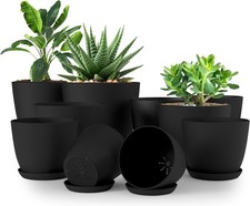 Set 10 Vasi Fiori Plastica