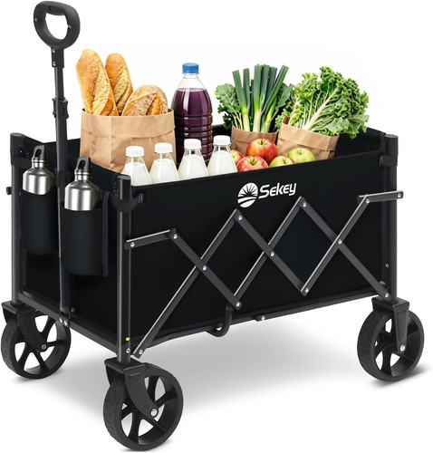 Carrello pieghevole 60l 80kg - carrello,