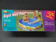 NUOVO Sunco 5' x 10" parete rigida Kiddie piscina per animali domestici vintage semplice facile installazione 2002 W-8811