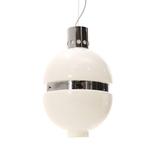 Lampadario vetro bianco e - in,