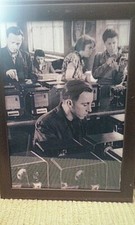 Quadro Quadretto contente fotografia inerente Radio d'epoca a valvole