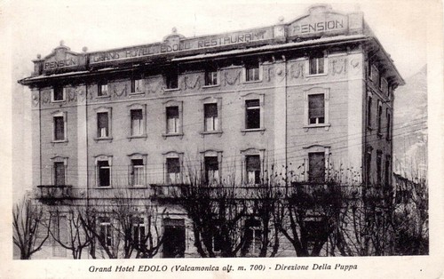 Cartolina edolo vallecamonica - edolo,