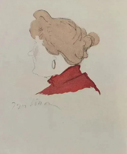 Jacques villon vecchia - villon:, donna