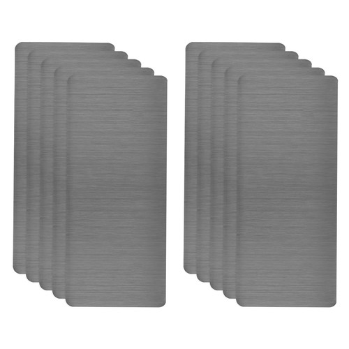 10pcs targhetta metallo - 10pcs,