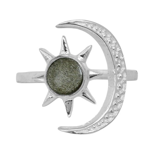 Anello stella luna - anello,