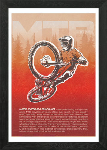 Poster arte parete con - , cornice