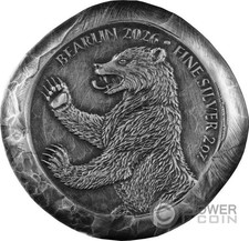 BEARLIN 2026 2 Oz Silver Bar