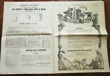 6866-RIVISTA UMORISTICA-ILLUSTRATA: LO SPIRITO FOLLETTO, MILANO 26 GIUGNO 1862