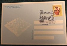 SCACCHI - 37^ OLIMPIADA Torino 2006 con annullo