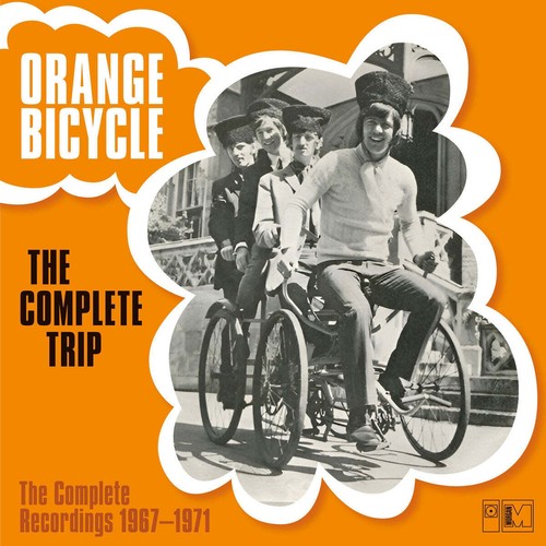 Orange bicycle the - bicycle,
