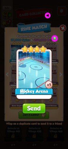 Rink match coin master hockey - rink,