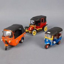 Lotto 3 Modellini Taxi Bajaj