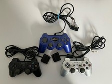 Lotto 3 Controller PS2 Playstation 2 Joypad Non Funzionanti Per Ricambi