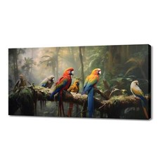 Adorabili pappagalli famiglia